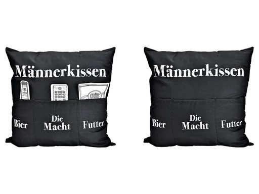 [90253543 1426879] G. Wurm Kissen «Männerkissen» 40 cm x 40 cm