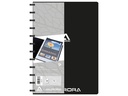 Adoc Sichtbuch L-Bind-Ex A4, 20 Taschen, Schwarz