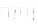 Star Trading LED-Lichtervorhang Gelido Eiszapfen, 24 LED, 7 m