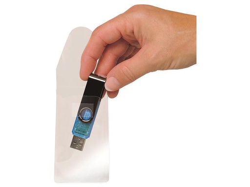 [90253809 1397841] 3L Hülle für USB-Stick Transparent