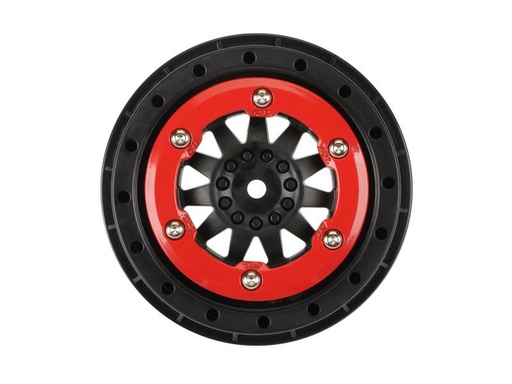 [90253826 1432177] Proline Felgen 2.2/3.0 ProTrac F-11, Rot/Schwarz 2 Stück