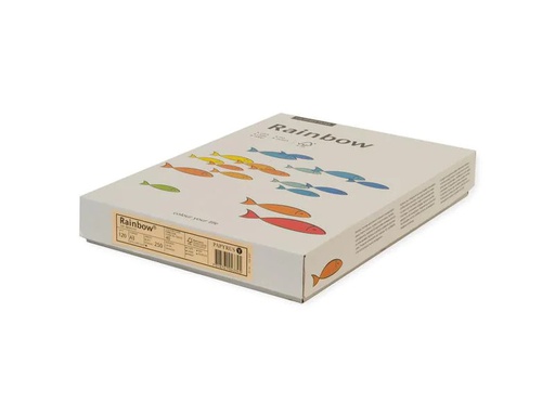 [90253838 1403589] Rainbow Kopierpapier A3, Intensivrot, 120 g/m², 250 Blatt