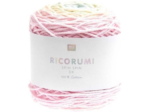 [90253870 1431474] Rico Design Wolle Ricorumi Spin Spin 50 g, Rainbow