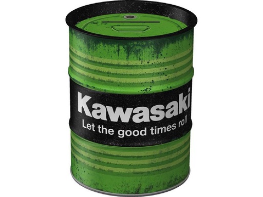 [90253902 1425466] Nostalgic Art Spardose Kawasaki Schriftzug