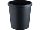 Helit Papierkorb 30 l, Schwarz