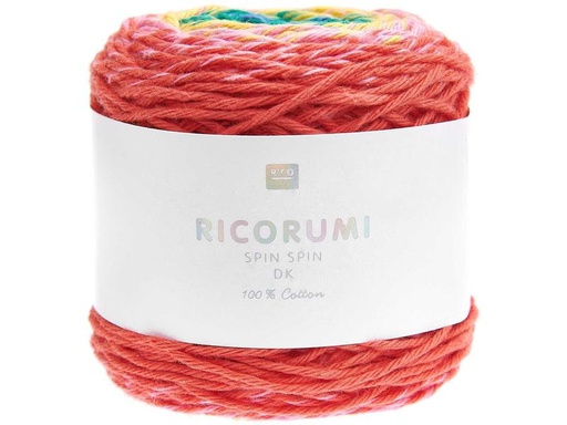 [90253924 1431462] Rico Design Wolle Ricorumi Spin Spin 50 g, Classic Rainbow