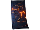 Herding Duschtuch 3D-Effekt 75 x 150 cm, Orange/Schwarz