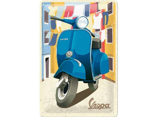 [90254033 1425532] Nostalgic Art Schild Italian Vespa 20 x 30 cm, Metall