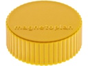 Magnetoplan Haftmagnet Discofix Magnum Ø 3.4 cm Gelb, 10 Stück