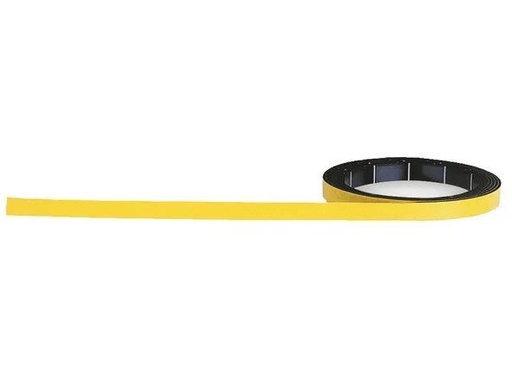[90254075 1401256] Magnetoplan Magnetband PVC 5 mm x 1 m, Gelb