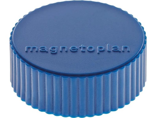 [90254088 1401264] Magnetoplan Haftmagnet Discofix Magnum Ø 3.4 cm Dunkelblau, 10 Stück