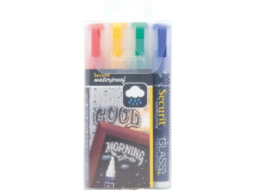 [90254151 1397400] Securit Kreidemarker 2-6 mm, Mehrfarbig