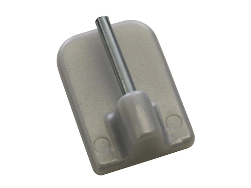 [90004408 1156032] Gardinia Haken zum kleben 4 Stück, Silber