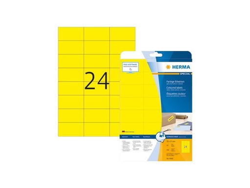 [90254168 1397022] HERMA Universal-Etiketten 7 x 3.7 cm, 480 Etiketten