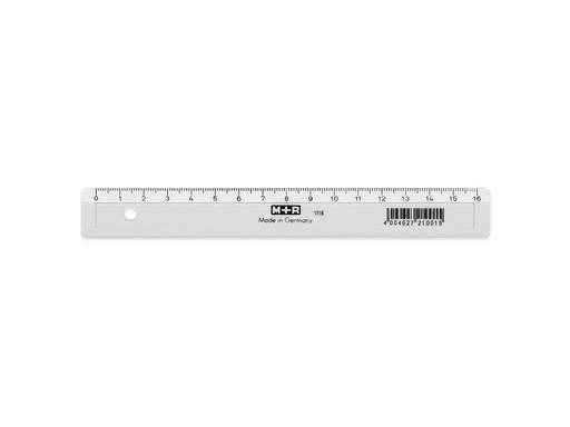 [90254169 1401279] M+R Lineal Skala 16 cm