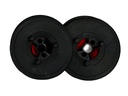 Kores Farbband Gr. 51 13 mm x 4 m, Schwarz/Rot