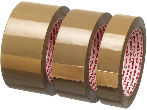 [90254250 1397496] Permafix Klebeband 25 mm x 66 m, Braun