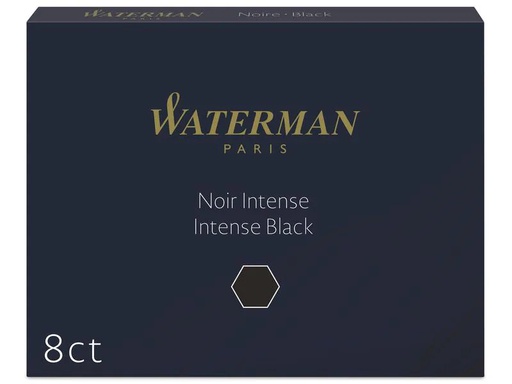 [90254264 1399966] WATERMAN Tintenpatrone Standard Schwarz, 8 Stück