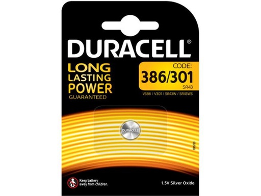 [90254337 1430694] Duracell Knopfzelle Specialty 386/301 1 Stück