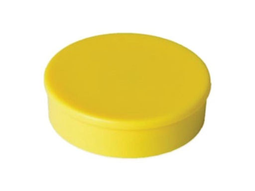 [90254370 1405534] Berec Haftmagnet Ø 20 mm, 10 Stück, Gelb