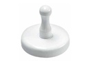 Berec Griffmagnet Ø 25 mm, 1 Stück, Weiss