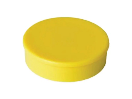 [90254486 1405540] Berec Haftmagnet Ø 30 mm, 10 Stück, Gelb
