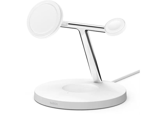 [90254495 1432014] Belkin Wireless Charger Boost Charge Pro 3-in-1 15W Weiss