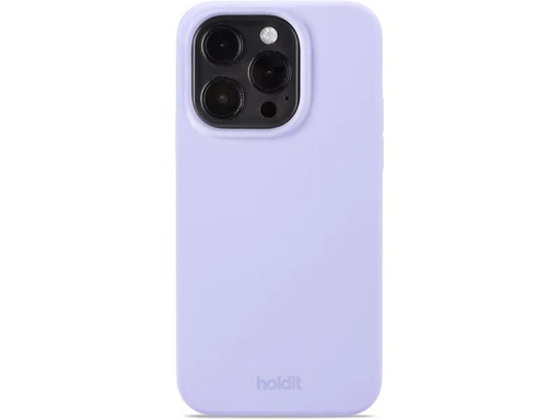 [90254504 1410281] Holdit Back Cover Silicone iPhone 14 Pro Lavendel