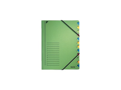 [90254663 1392424] Leitz Ordnungsmappe 12-teilig, Grün