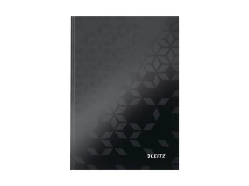 [90254688 1392477] Leitz Notizbuch WOW A5, Liniert, Schwarz