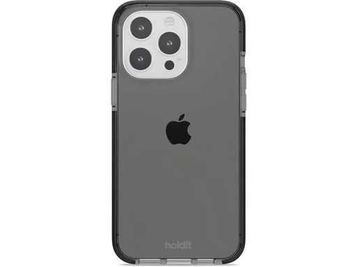 [90254789 1410290] Holdit Back Cover Seethru iPhone 14 Pro Max Schwarz