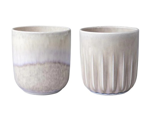 [90254804 1390217] Villeroy &amp; Boch Espresso Becher Perlemor Sand 100 ml, 2 Stück, Beige