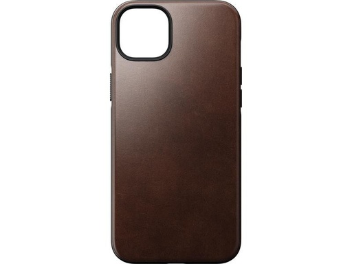 [90254839 1404168] Nomad Back Cover Modern Leather Horween iPhone 14 Plus Braun