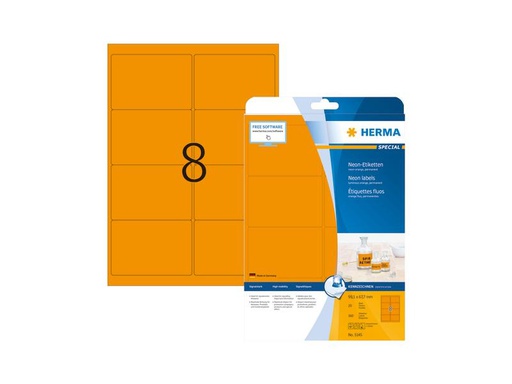 [90254857 1397103] HERMA Universal-Etiketten 9.91 x 6.77 cm, 160 Etiketten