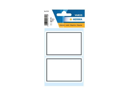 [90255094 1397105] Herma Stickers Schuletiketten 5.5 x 8.2 cm, 12 Etiketten