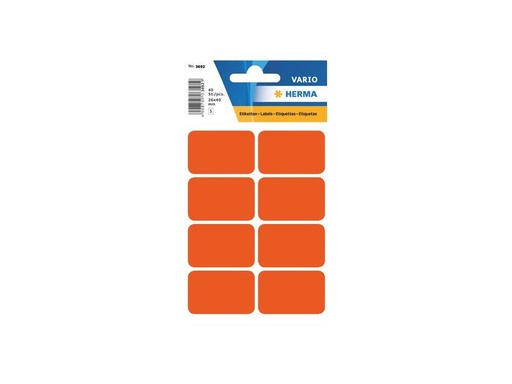 [90255144 1397009] Herma Stickers Vielzweck-Etiketten 2.5 x 4 cm, 40 Etiketten