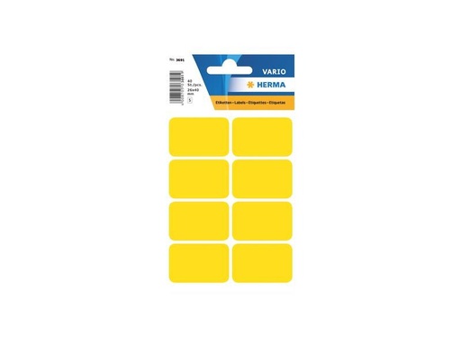 [90255168 1397008] Herma Stickers Vielzweck-Etiketten 2.5 x 4 cm, 40 Etiketten