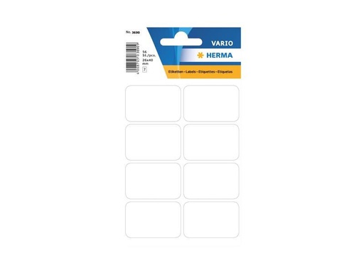[90255259 1397007] Herma Stickers Vielzweck-Etiketten 2.5 x 4 cm, 56 Etiketten