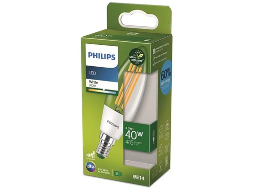 [90255288 1446926] Philips Lampe E14 LED, Ultra-Effizient, Warmweiss, 40W Ersatz