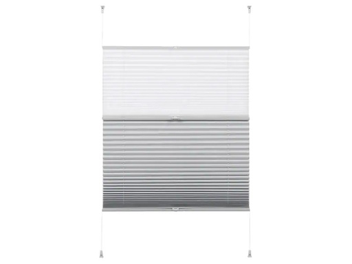 [90004428 1155995] Gardinia Plissée Easyfix, Day &amp; Night 50 x 130 cm, Weiss