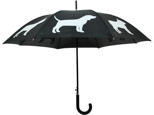 [90255385 1422428] Esschert Design Schirm Reflektor Hunde Grau/Schwarz