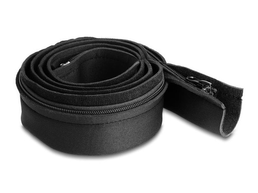 [90255433 1438440] Delock Kabelschlauch mit Reissverschluss 1.5 m x 100 mm Schwarz