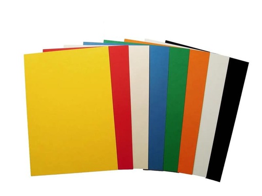 [90255477 1444390] Büroline Einbanddeckel 550 g/m², 100 Stück, Schwarz