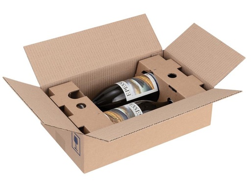 [90255519 1399915] Brieger Versandkarton VinoPac 37 x 22 x 10.1 cm