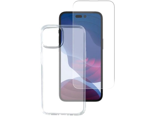 [90255523 1415392] 4smarts 360° Starter Set X-Pro Clear iPhone 14 Pro