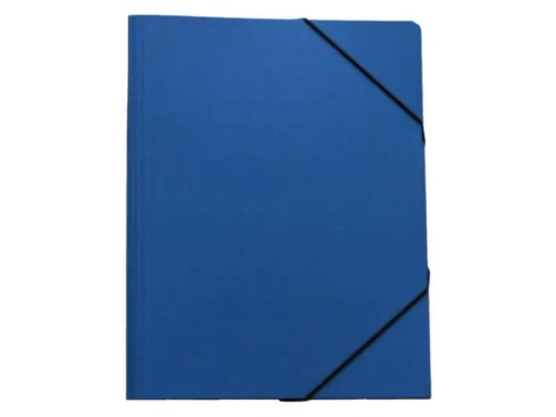 [90044527 1139159] EROLA Gummibandmappe Pressspan A4 Blau, 1 Stück
