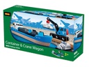 BRIO Container Schiff + Kranwagen