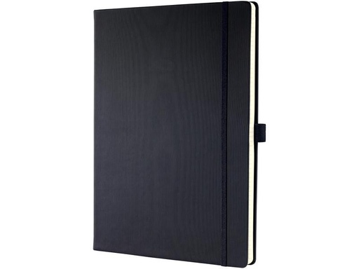 [90255593 1392180] Sigel Notizbuch Conceptum A4, Liniert, Schwarz