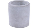 müller Kerzen Kerzenhalter 2 in 1 Stone 6.5 x 6 cm, 1 Stück, Steingrau