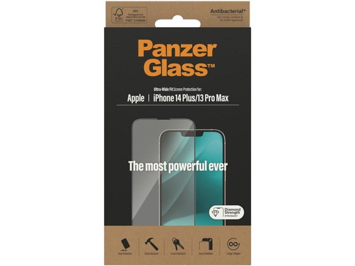 [90255643 1428710] Panzerglass Displayschutz Ultra Wide Fit iPhone 13 Pro Max/14 Plus